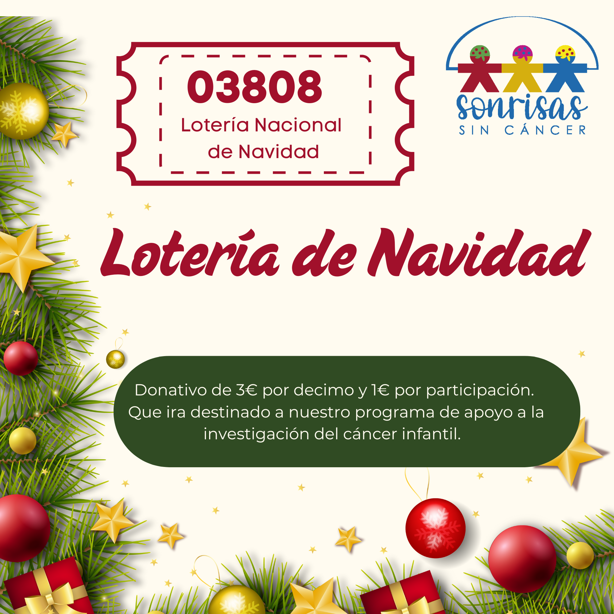 2025 LOTERIA DE NAVIDAD (20 x 20 cm)