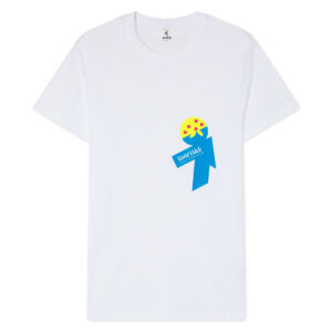 Camiseta blanca de manga corta