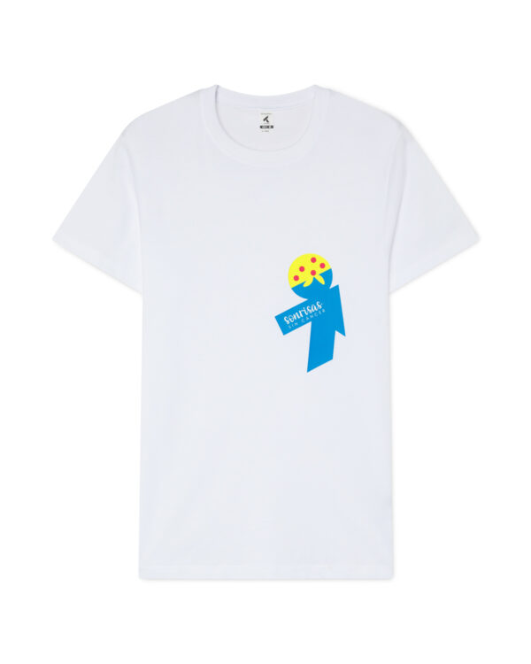 Camiseta blanca de manga corta